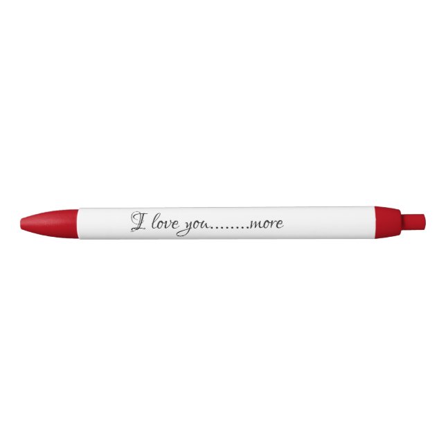 Stylo Rouge Je t'aime Plus de Citation (Devant)