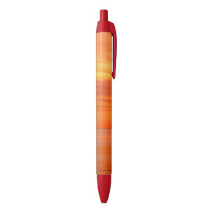 Stylo Rouge Tendance Nature Coucher de soleil rouge orange jau