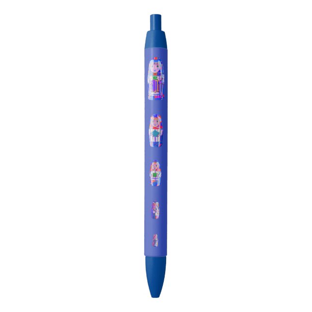Stylo russe bleu de poupées de Matryoshka (devant Vertical)