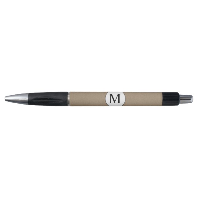 Stylo rustique de monogramme (Devant)