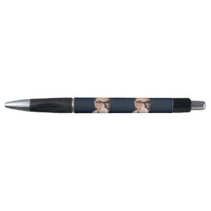 Stylo Ruth Bader Ginsburg souffler rose bulle gomme