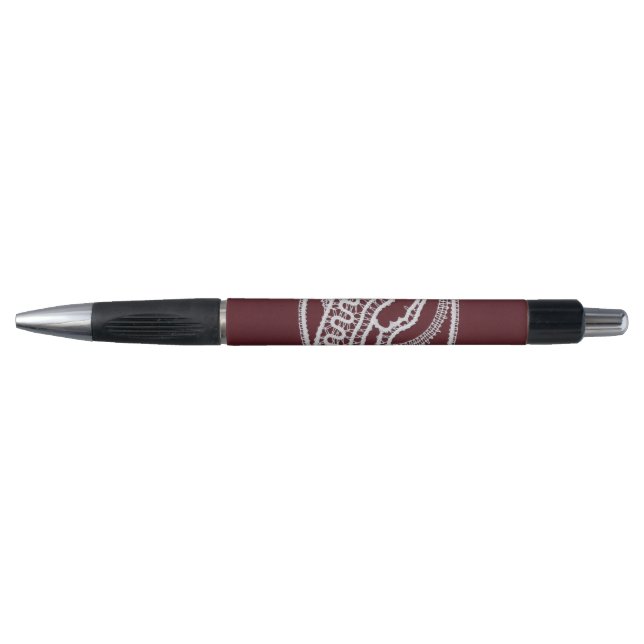 Stylo Sainte Vierge Marie, dentelle (Devant)