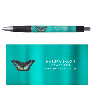 Stylo Salon aux papillons Commerce Promotion Metallic Tu