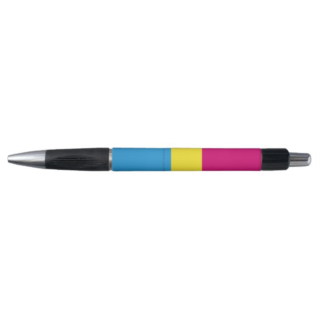 Stylo SlipperyJoe's pansexual pride flag gender-blind pi (Devant)