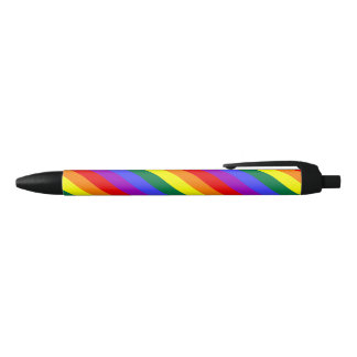 Stylo solide D de rayure d'arc-en-ciel
