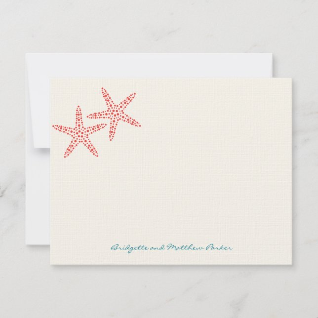 Stylo Starfish Merci Cartes (Devant)