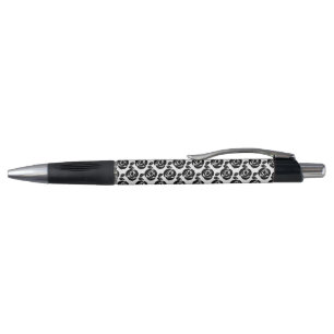 Stylo Stylos, 6 sacs d'encre noire Point de ballon Rose