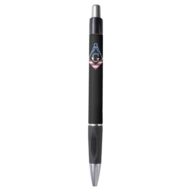 Stylo Symbole Freemasonic des États-Unis (Devant (Vertical))