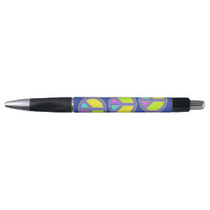 Stylo Symbole PAIX avec des couleurs remplies