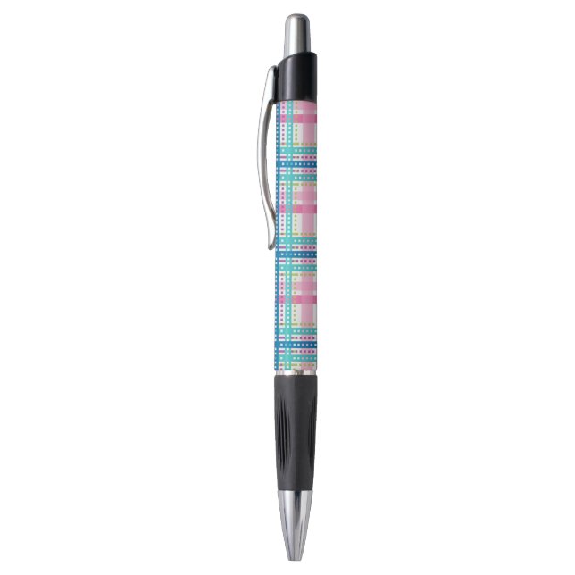 Stylo Tartan, motif de plaid (Haut (Vertical))