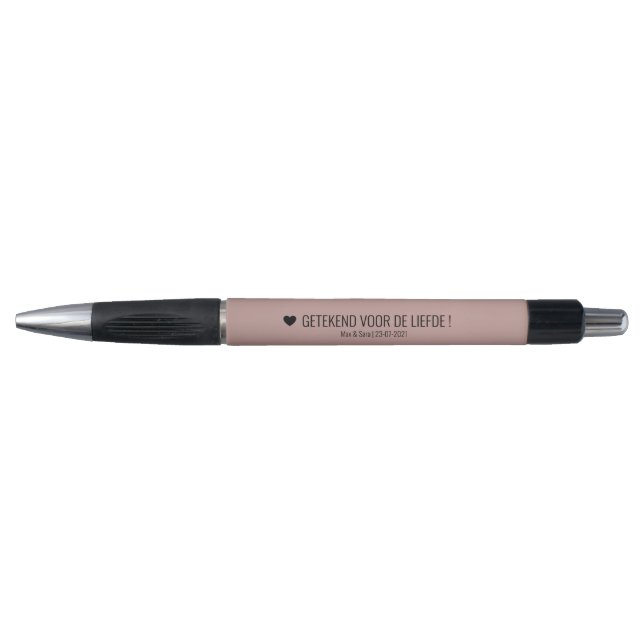 Stylo Témoins de Rose Tan (Devant)