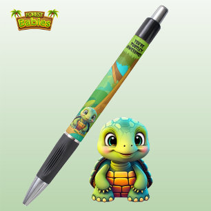 Stylo Tortue, Tortue Faune Animaux Cartoon Graphique 🐢