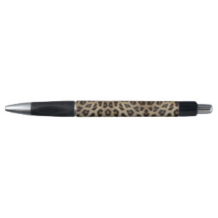 Stylo Trendy élégant audacieux léopard fourrure poster d