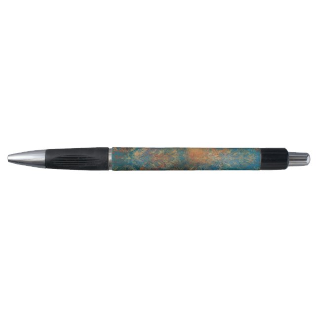 Stylo Turquoise Cooper Patina (Devant)