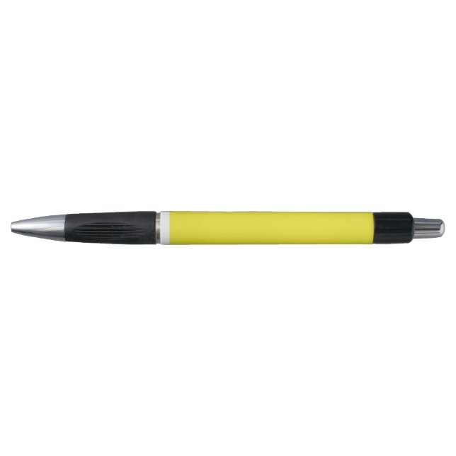 Stylo Un carré jaune vif entouré d'un blanc immaculé (Devant)
