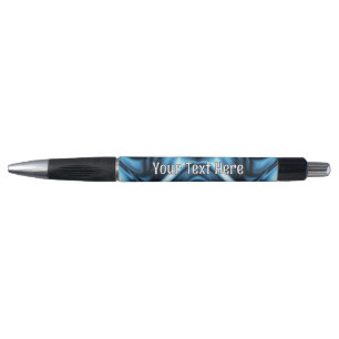 Stylo Vague de soie bleue