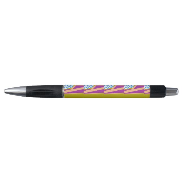 Stylo Vagues de yacht au coucher du soleil Pen (Devant)