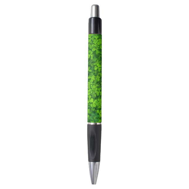 Stylo vert shamrock, Saint Patrick's Day, (Devant (Vertical))
