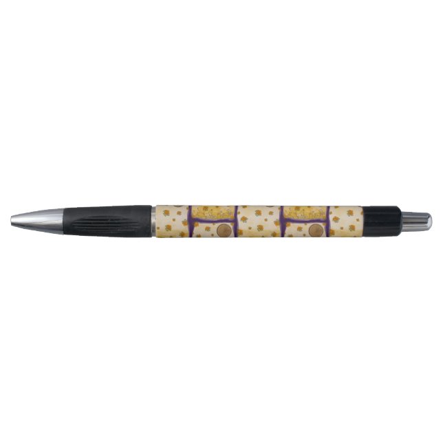 Stylo Vibrante Creme Decorativo Jardim Cósmico Design (Devant)