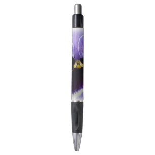 Stylo violet profond sur blanc