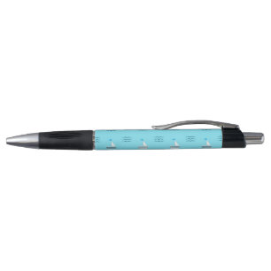Stylo Voiliers sur le motif bleu de mer