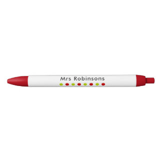 Stylos de l'enseignant Pomme rouge et vert Nom per