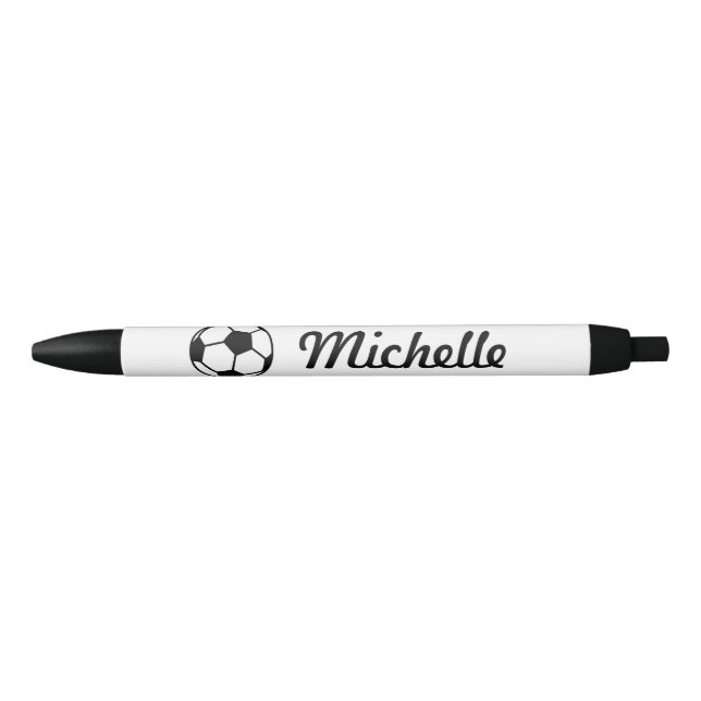Stylos de sport de football noir et blanc personna (Devant)