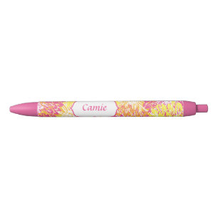 Stylos floraux customisés d'écriture