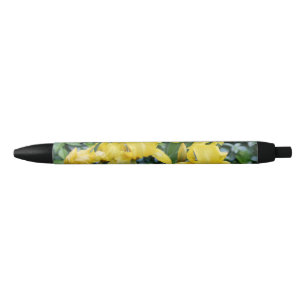 Stylos floraux en Iris Jaune