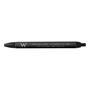 Stylos Monogrammes minimalistes professionnels