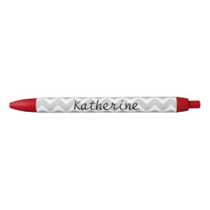 Stylos monogrammes personnalisés Chevron Zigzag