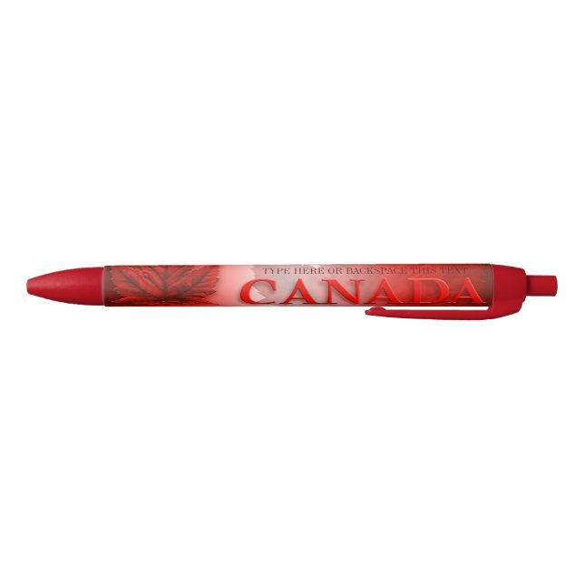 Stylos Souvenir Canada Stylo Feuille d'érable Pers (Bas)
