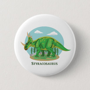 Styracosaurus 2 Inch Round Button