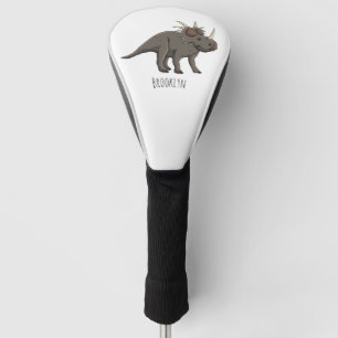 Styracosaurus cartoon illustration golf head cover