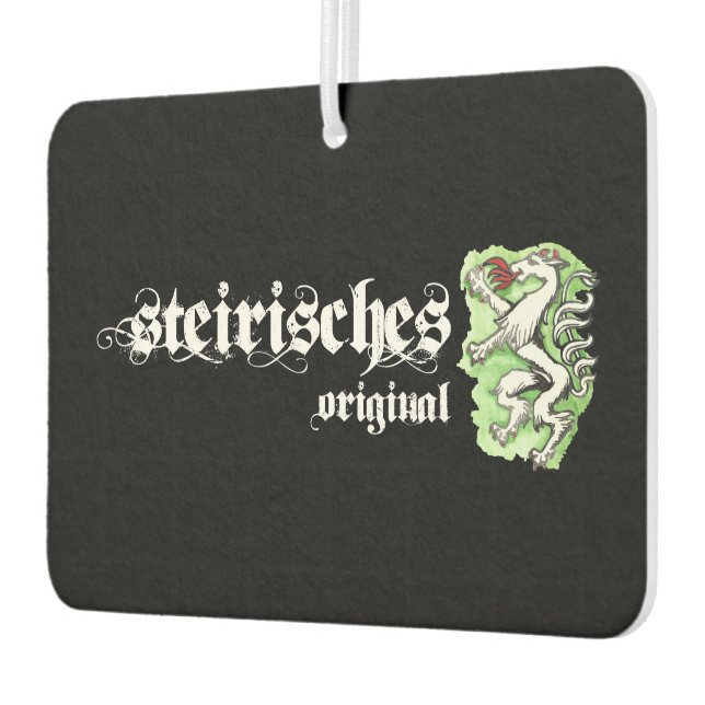 Styrian Original Aquarell Styria Coat of arms Air Freshener (Left)