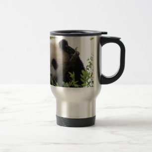 Su Lin, giant panda bear cub at the San Diego Zoo Travel Mug