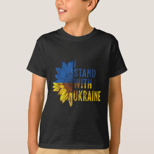 Su Ower Ukraine Flag Womens I Stand With Ukraine  T-Shirt