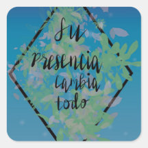 Su presencia (His presence)