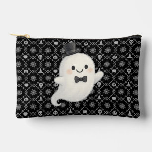Suave cartoon ghost Halloween  Accessory Pouch