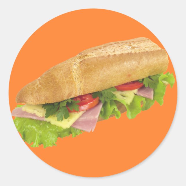 Sub Classic Round Sticker (Front)