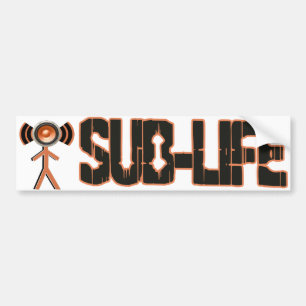 SUB LIFE BUMPER STICKER