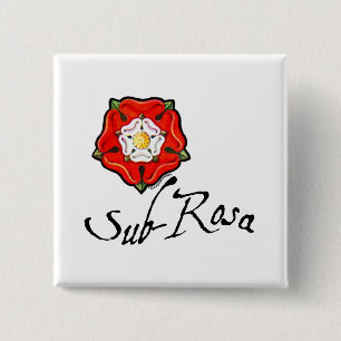 Sub Rosa 2 Inch Square Button