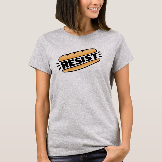 Sub Sandwich Resist Fascism T-Shirt (Front)