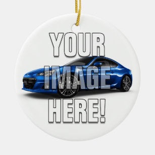 Subaru BRZ Photo - Add your car Ceramic Ornament