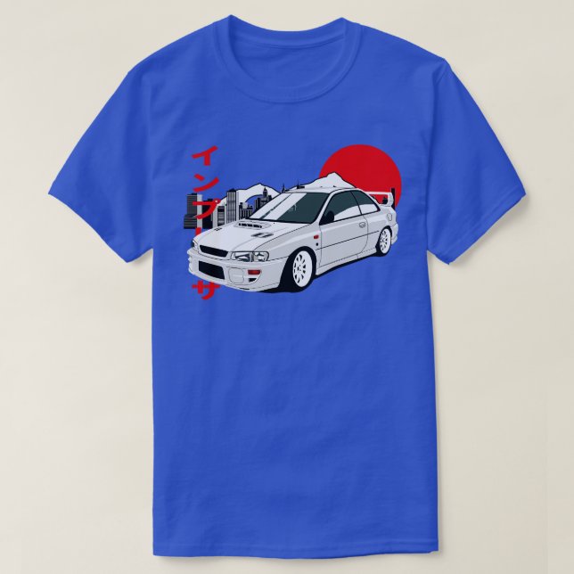 Subaru Impreza GC8 Retro Style T-Shirt (Design Front)