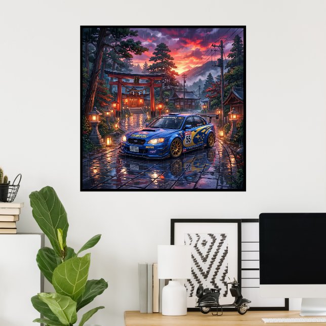 Subaru Legacy Touring Car Poster (Home Office)