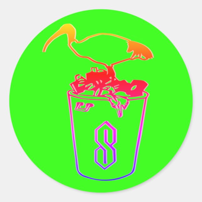 Subbed In ibis sticker (Front)