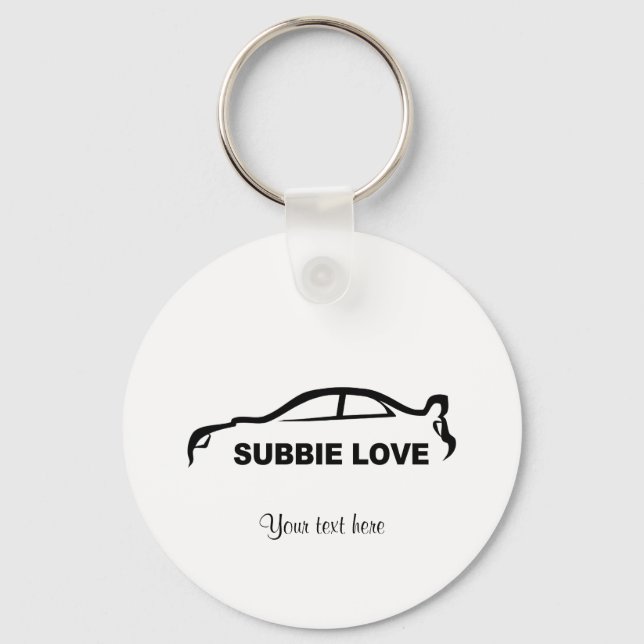 Subbie STI Key-Chain Keychain (Front)