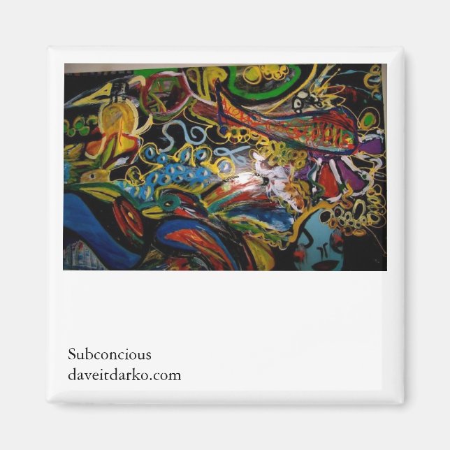 SUBCONCIOUS, Subconciousdaveitdarko.com Magnet (Front)