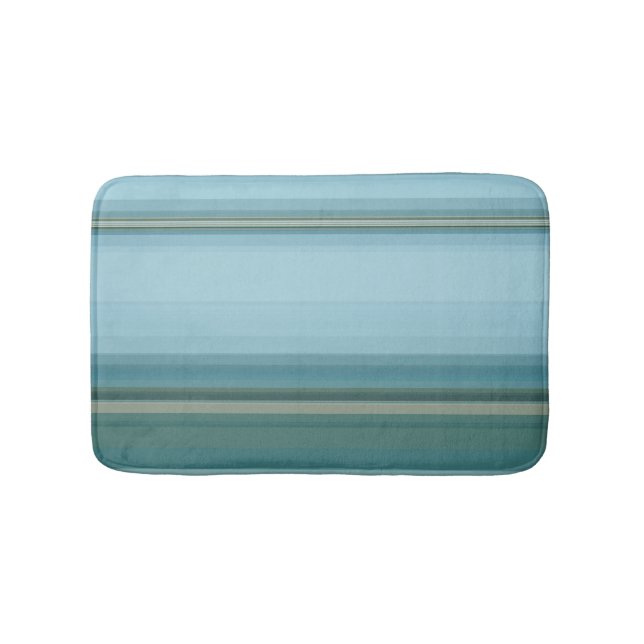Subdue Colour Stripes Bath Mat (Front)